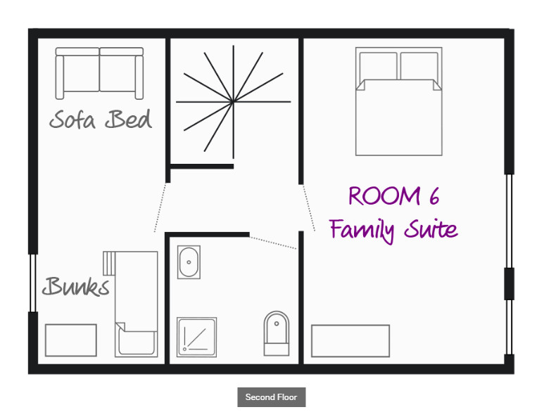 Chalet Aigrette (Family) Les Menuires Floor Plan 2